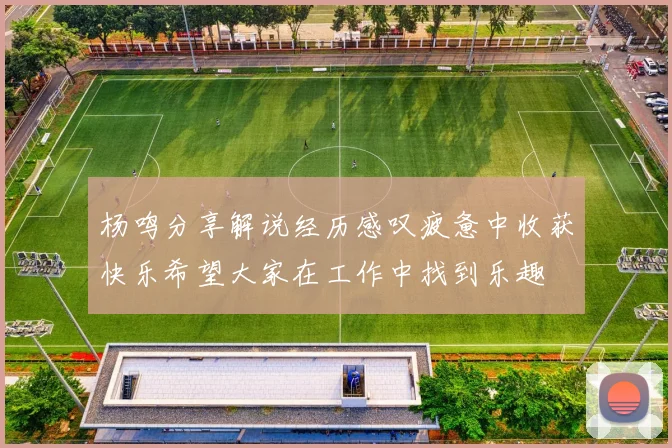 杨鸣分享解说经历感叹疲惫中收获快乐希望大家在工作中找到乐趣